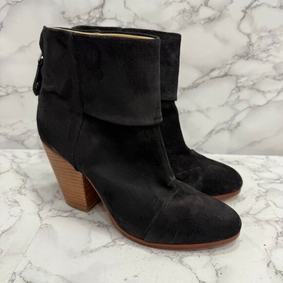 Rag & Bone Women’s Boots sz 8 (Euro 41) Suede Block Heel # Box M598 - Picture 3 of 8
